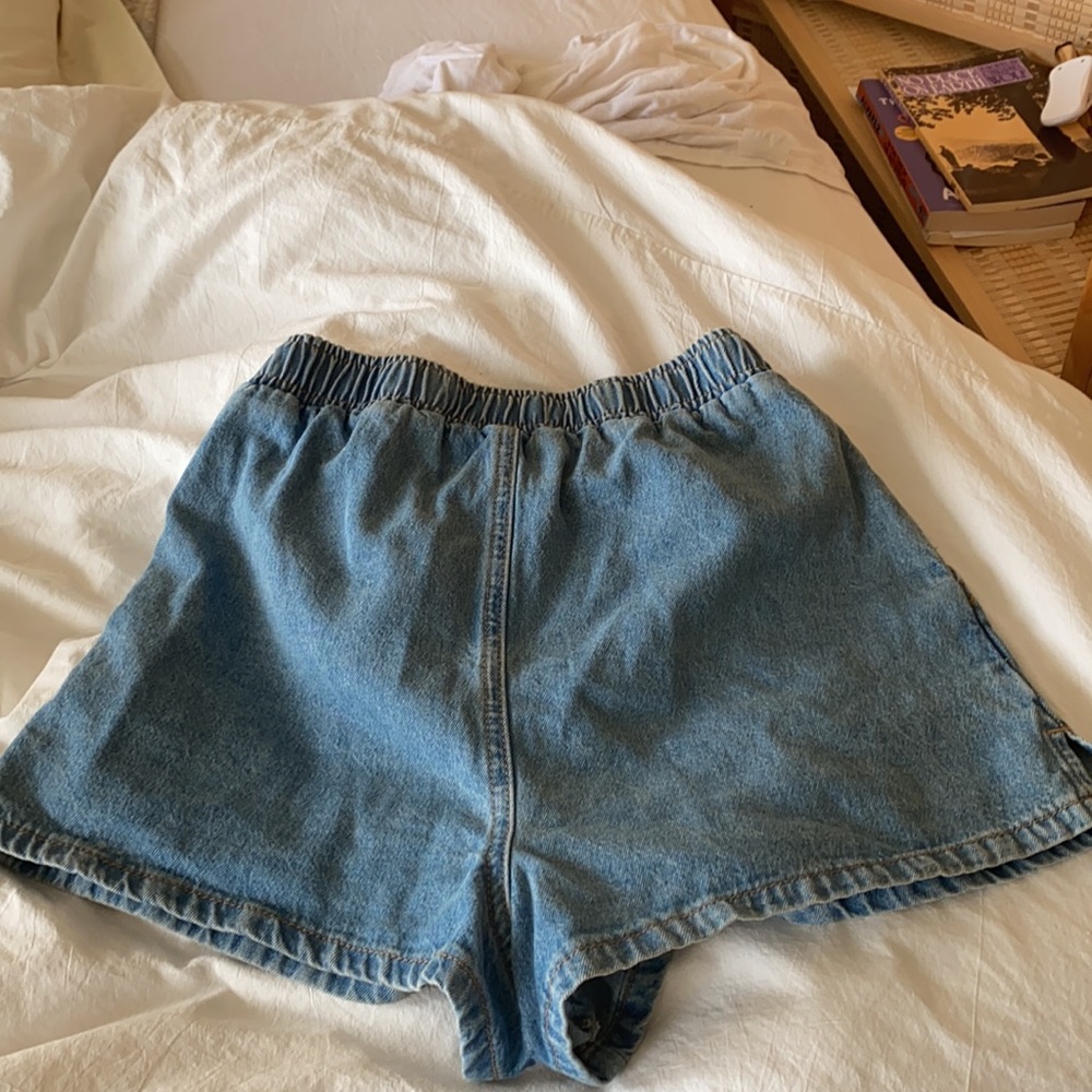 ASOS Drawstring Denim Shorts - Picture 5 of 6